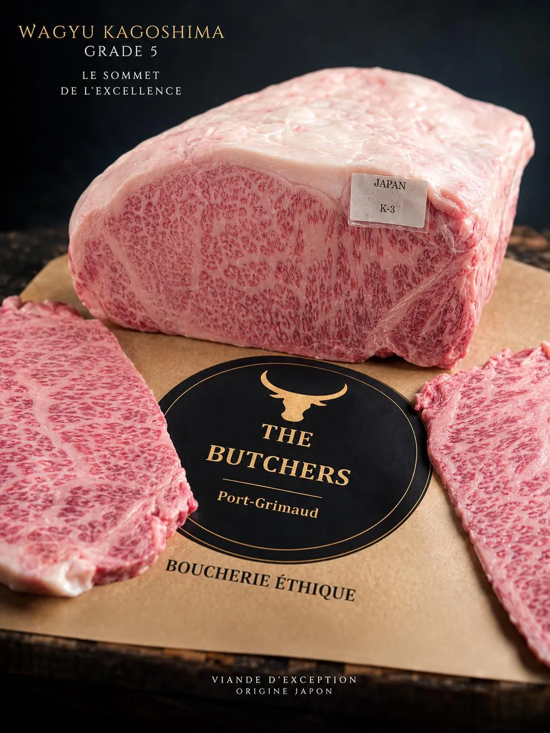 Wagyu Kagoshima — conseil personnalisé chez The Butchers à Grimaud